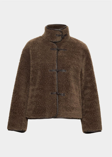 Zola Lamb Fur Jacket Cappucino