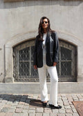 Neoma Leather Coat Black