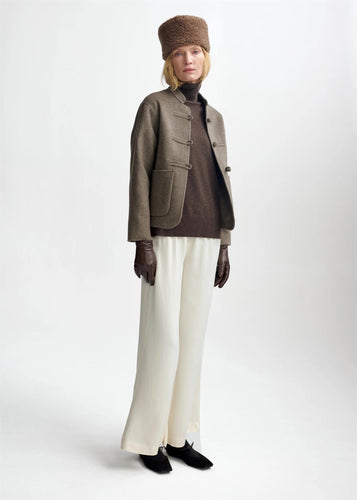 Phoebe Wool Jacket Wood