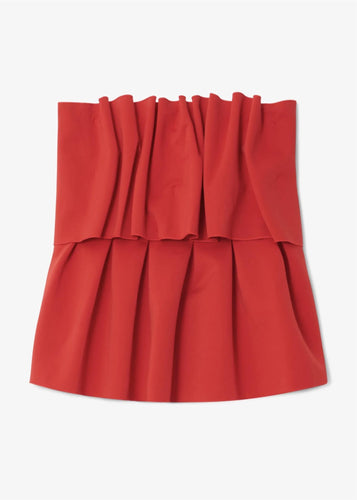 Sculpted Tube Top | Red