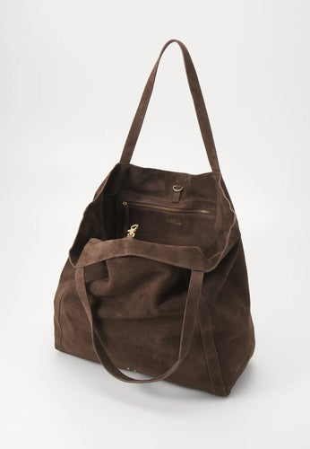 Suede Eden Bag Hot Fudge Brown