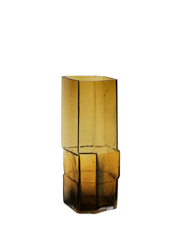 Muro Vase Recycled Amber