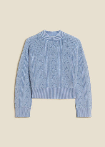 Serena Knit Sweater Blue