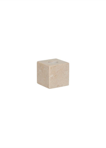 Savi Square Marble Candleholder Low