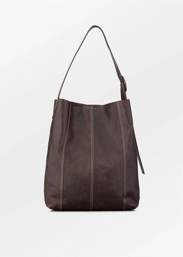 Panel Mae Buckle Bag Chocolate Torte