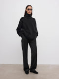 Soft Wool Turtleneck Black