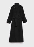 Carmella Wool Coat Black Mel