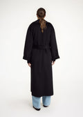 Trullem Black Wool Coat