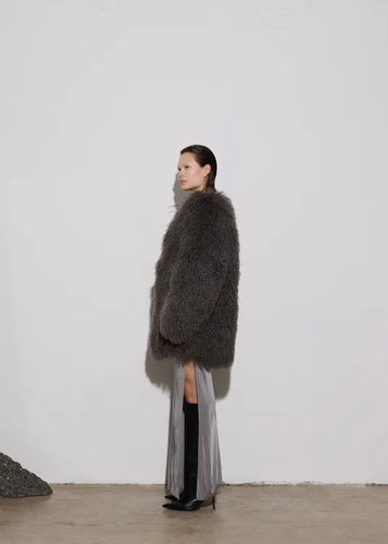 All Night Short Coat Grey
