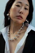 Tiny Sphere Necklace Silver