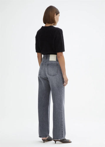 Wide Leg Denim | Grey