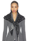 The Wild Rag Black & Heather Grey