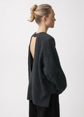 Dive Open Back V Sweater Rocky