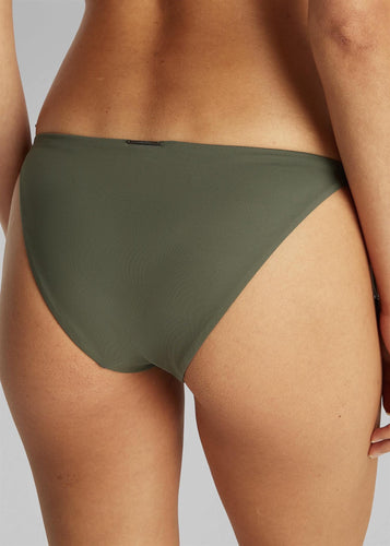 String Side Tie Bikinitruse Dusty Olive