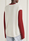 Baseball Two-tone Cashmere Sweater