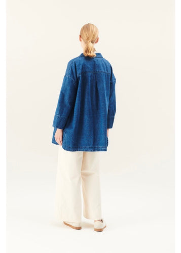 Chiri Washed Indigo Denim Jacket