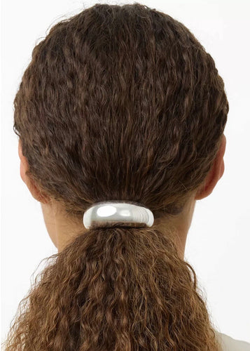 The Thea Hair Tie Silver