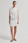 Kristel Skirt White