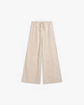 Iben Tide Linen Pants Raw Beige
