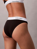 High Leg Tanga Black
