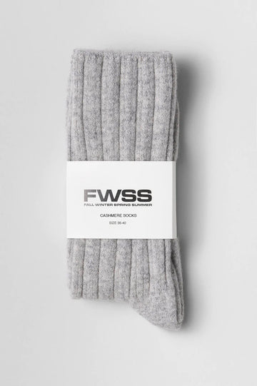 Amazing Cashmere Socks | Gray Melange