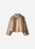 Lumi Cropped Faux Fur Jacket