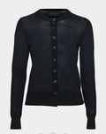 Rose Merino Cardigan Black