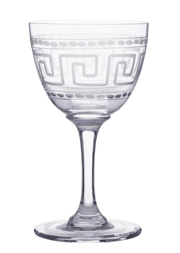 Greek Key Liquer Glasses 6pk