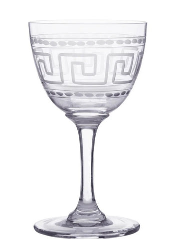 Greek Key Liquer Glasses 6pk