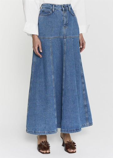 Sherry Denim Skirt Dk Blue Wash