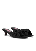 Alia Satin Heel Black