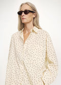 Derris Voile Organic Cotton Shirt Polka Dot Print