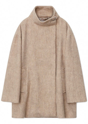 Keaton Fluffy Wool Coat