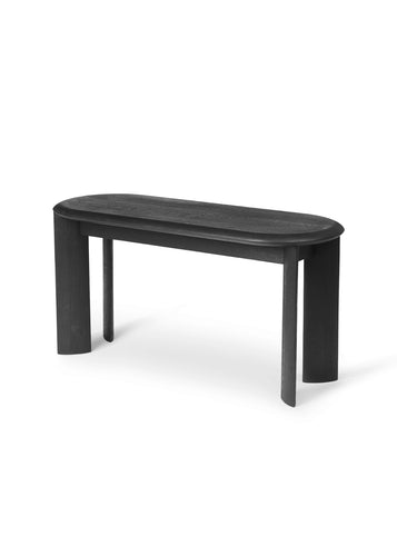 Bevel Bench | Black Oiled Oak