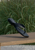 Lina Slippers Leather Black