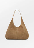 Suede Siena Bag Almond Brown