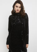 Club Sequin Dress | Black