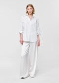 Edwina Shirt White Pinstripe