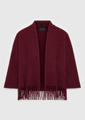 Keyla Lambswool Jacket Burgundy