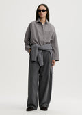 Derris Shirt Grey Stripe