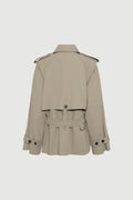 Majorstuen Trench Short Khaki