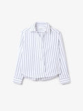 Cropped Shirt White Black