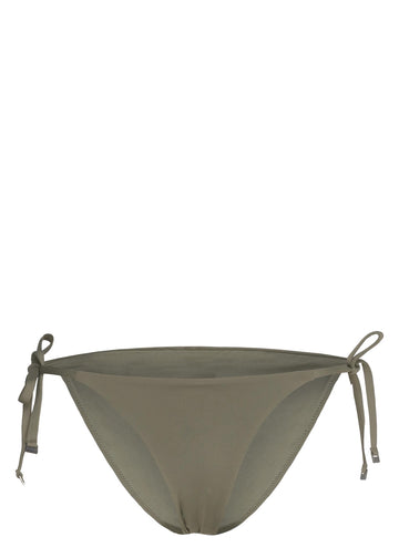 String Side Tie Bikinitruse Dusty Olive