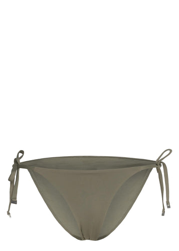 String Side Tie Bikinitruse Dusty Olive