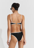 Ribbed Bikini Bottom Black Badetøy