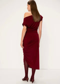 Viveh Sana Dress Mulberry Red