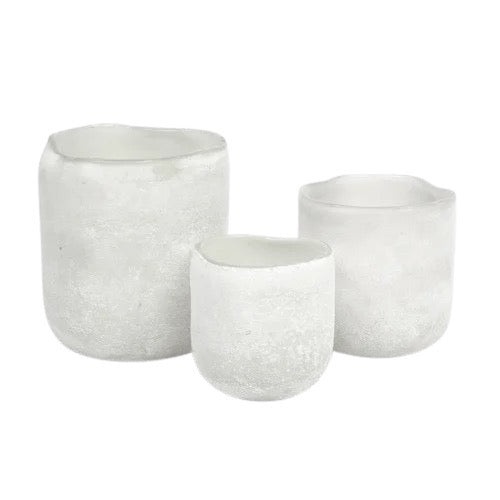 Halde Votive Telysholder | White