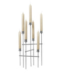 Elysia Candelabra - Brushed Stainless Steel