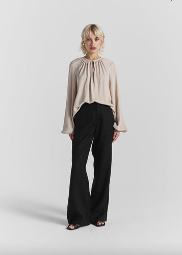 Sarai Blouse | Greige