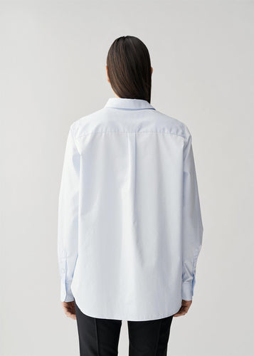 Oversized Boyfriend Skjorte Light Blue